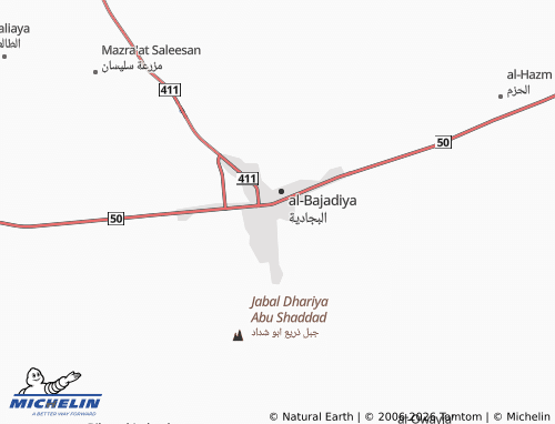 Carte MICHELIN al-Tadamun - ViaMichelin