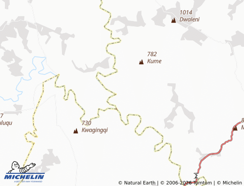 MICHELIN-Landkarte Bashee Hill - ViaMichelin
