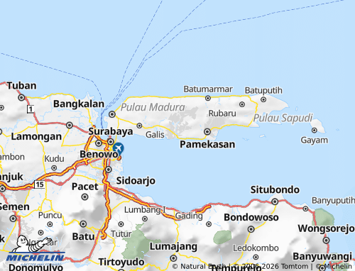 Kaart MICHELIN Sampang - ViaMichelin