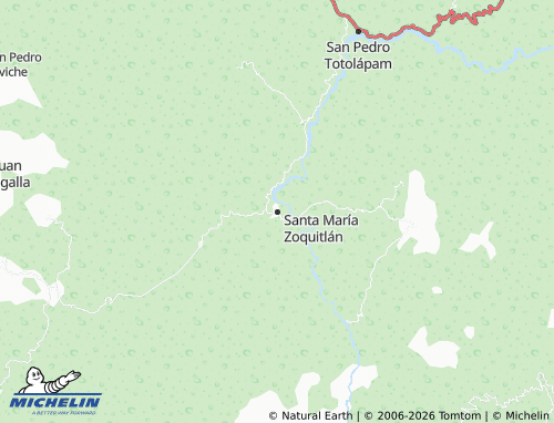MICHELIN-Landkarte Santa María Zoquitlán - ViaMichelin