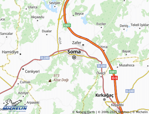Mappa MICHELIN Namazgah - ViaMichelin