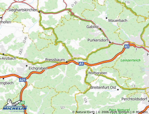 MICHELIN Tullnerbach map - ViaMichelin