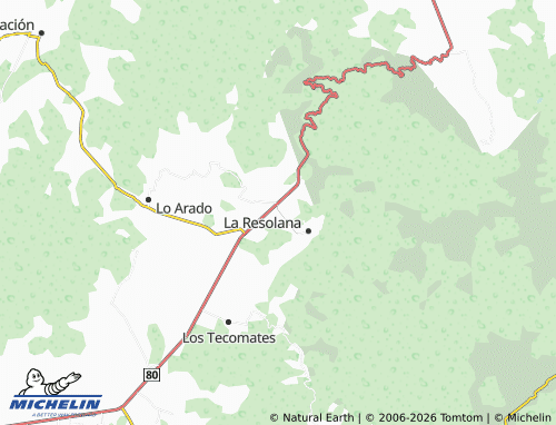 Kaart MICHELIN Camino Real - ViaMichelin