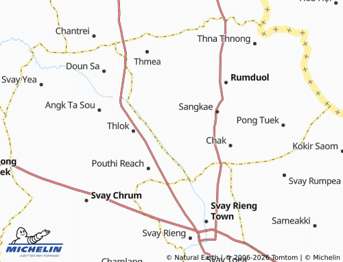 Mappa MICHELIN Svay Chek - ViaMichelin