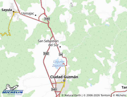 Mappa MICHELIN La Cruz, Las Cruces - ViaMichelin