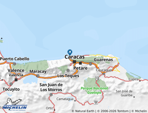 Carte MICHELIN Vargas - ViaMichelin