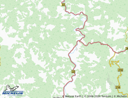 Mapa MICHELIN Pobrđe - ViaMichelin