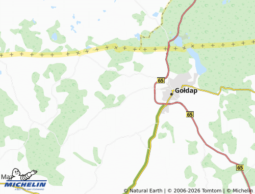 MICHELIN Kośmidry map - ViaMichelin