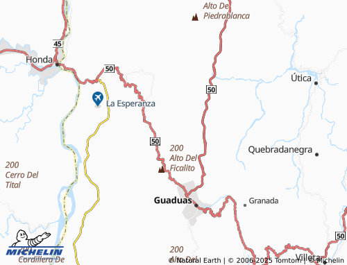 MICHELIN Aceros y Pital map - ViaMichelin