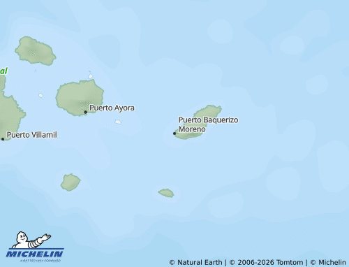 MICHELIN Galápagos map - ViaMichelin