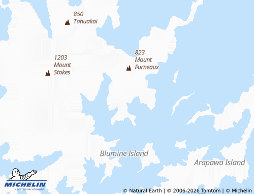Mapa MICHELIN Resolution Bay - ViaMichelin