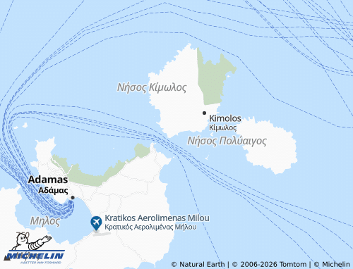 Carte MICHELIN Kalamitsi - ViaMichelin