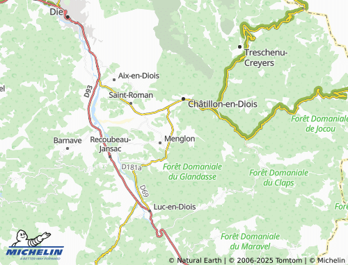 Carte MICHELIN Les Boidans - ViaMichelin
