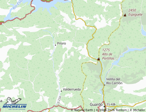MICHELIN Caminayo map - ViaMichelin