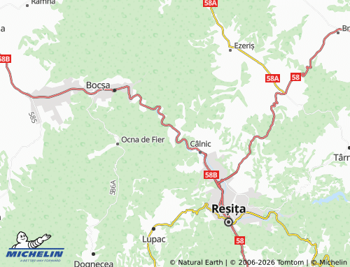 MICHELIN Moniom map - ViaMichelin