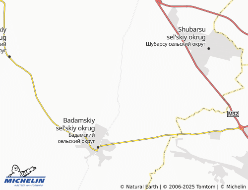 MICHELIN Uyalyzhar map - ViaMichelin