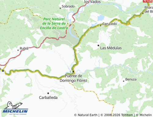 MICHELIN Salas de la Ribera map - ViaMichelin