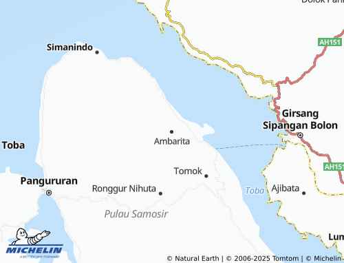 MICHELIN Ambarita map - ViaMichelin