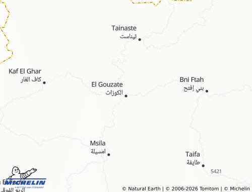 MICHELIN al-Kouzat map - ViaMichelin