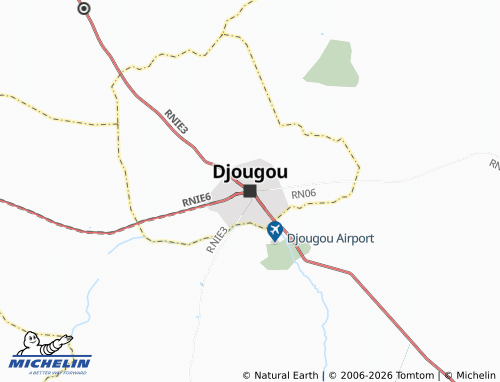 Carte MICHELIN Djougou - ViaMichelin