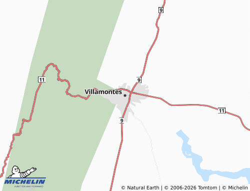MICHELIN Villamontes map - ViaMichelin