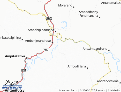 Mappa MICHELIN Antsahalava - ViaMichelin