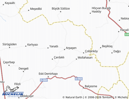 Mappa MICHELIN Arpaşen - ViaMichelin