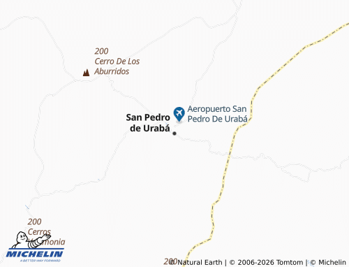 Carte MICHELIN San Pedro de Urabá - ViaMichelin