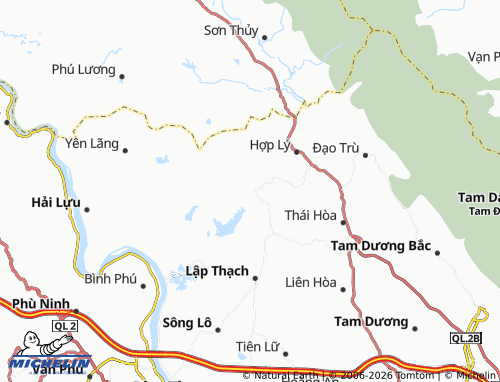MICHELIN Ngọc Mỹ map - ViaMichelin