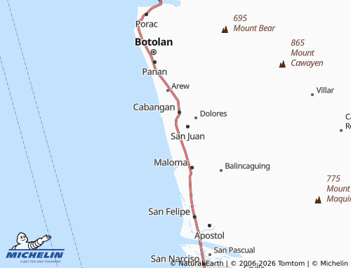 MICHELIN Camiling map - ViaMichelin