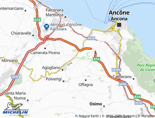 MICHELIN Gallignano map - ViaMichelin