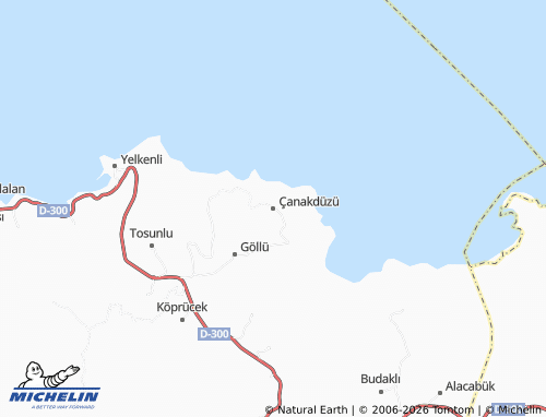 Carte MICHELIN Çanakdüzü - ViaMichelin