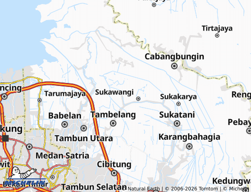 MICHELIN Sukabudi map - ViaMichelin