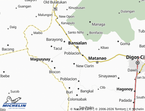 MICHELIN Rizal map - ViaMichelin