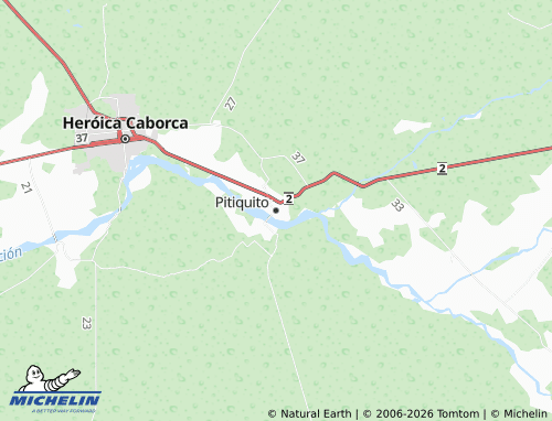 Mapa MICHELIN Pitiquito - ViaMichelin