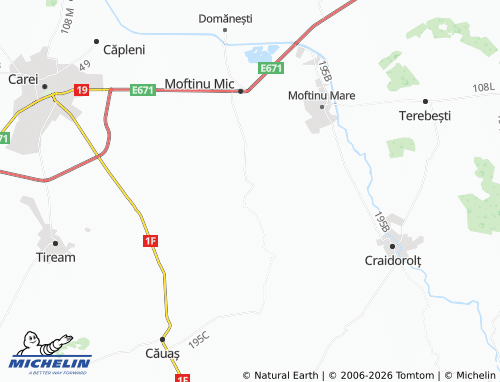 MICHELIN Sânmiclăuș map - ViaMichelin