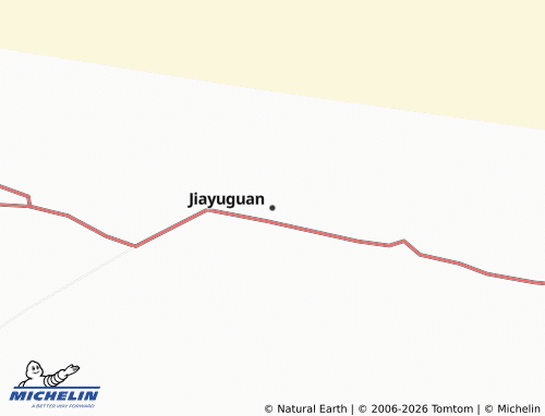 Mappa MICHELIN Jiayuguan - ViaMichelin