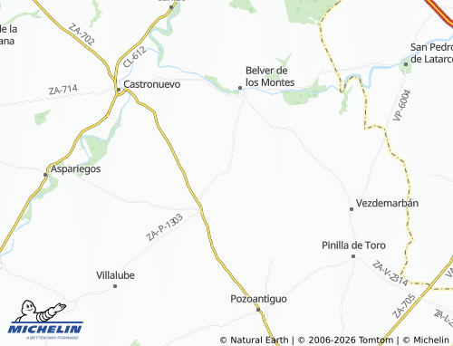 Mappa MICHELIN Bustillo del Oro - ViaMichelin