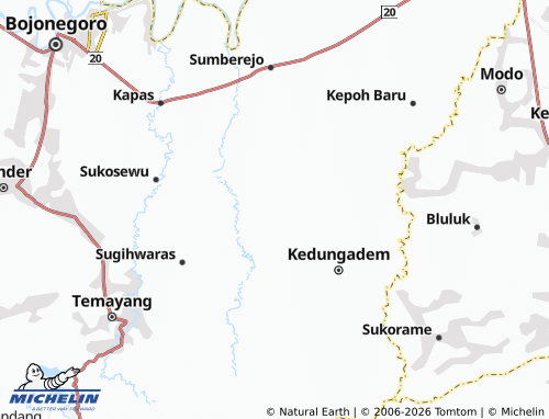 MICHELIN Tlogoagung map - ViaMichelin