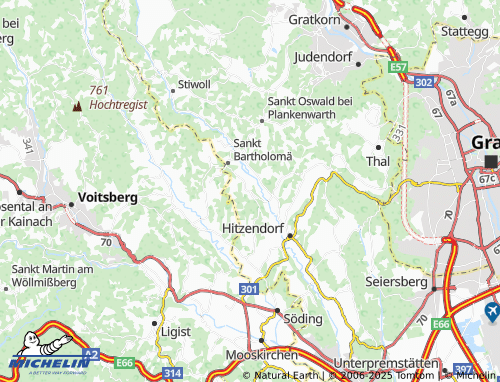 Mappa MICHELIN Reiteregg - ViaMichelin