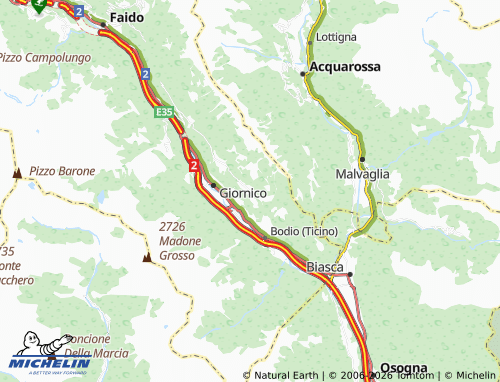 Mappa MICHELIN Sobrio - ViaMichelin
