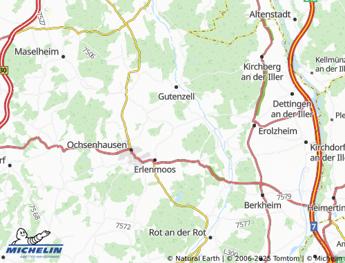 Carte MICHELIN Laubach - ViaMichelin