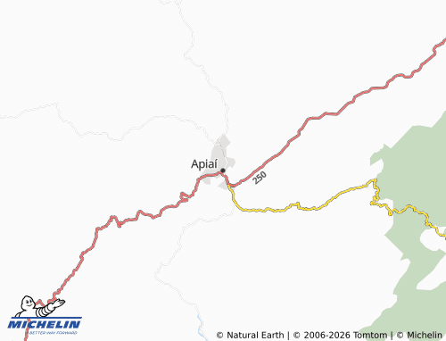 Mapa MICHELIN Apiaí - ViaMichelin