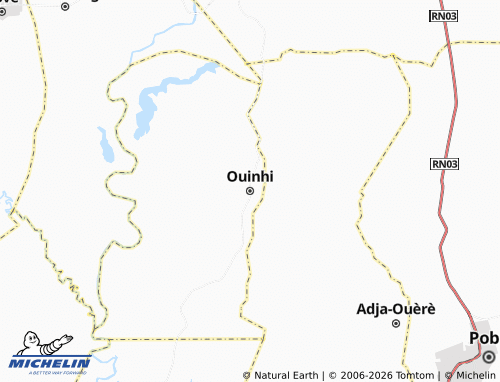 Mappa MICHELIN Ouinhi - ViaMichelin