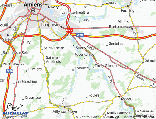 MICHELIN Le Paraclet map - ViaMichelin