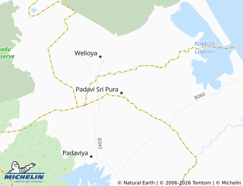 Mappa MICHELIN Padavi Sri Pura - ViaMichelin