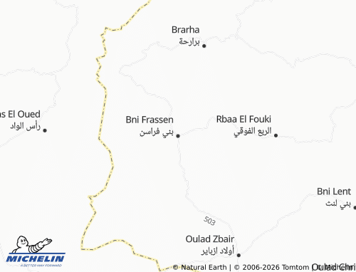 MICHELIN Bani Farasin map - ViaMichelin