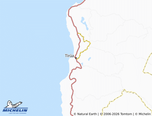 MICHELIN Tirúa map - ViaMichelin