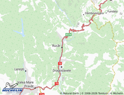 Mappa MICHELIN Rucăr - ViaMichelin