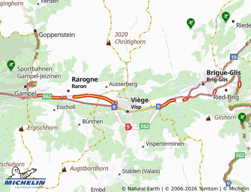 Carte MICHELIN Eggerberg - ViaMichelin